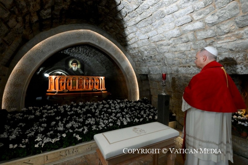 Prière du Pape Léon XIV à Saint Charbel Maklūf