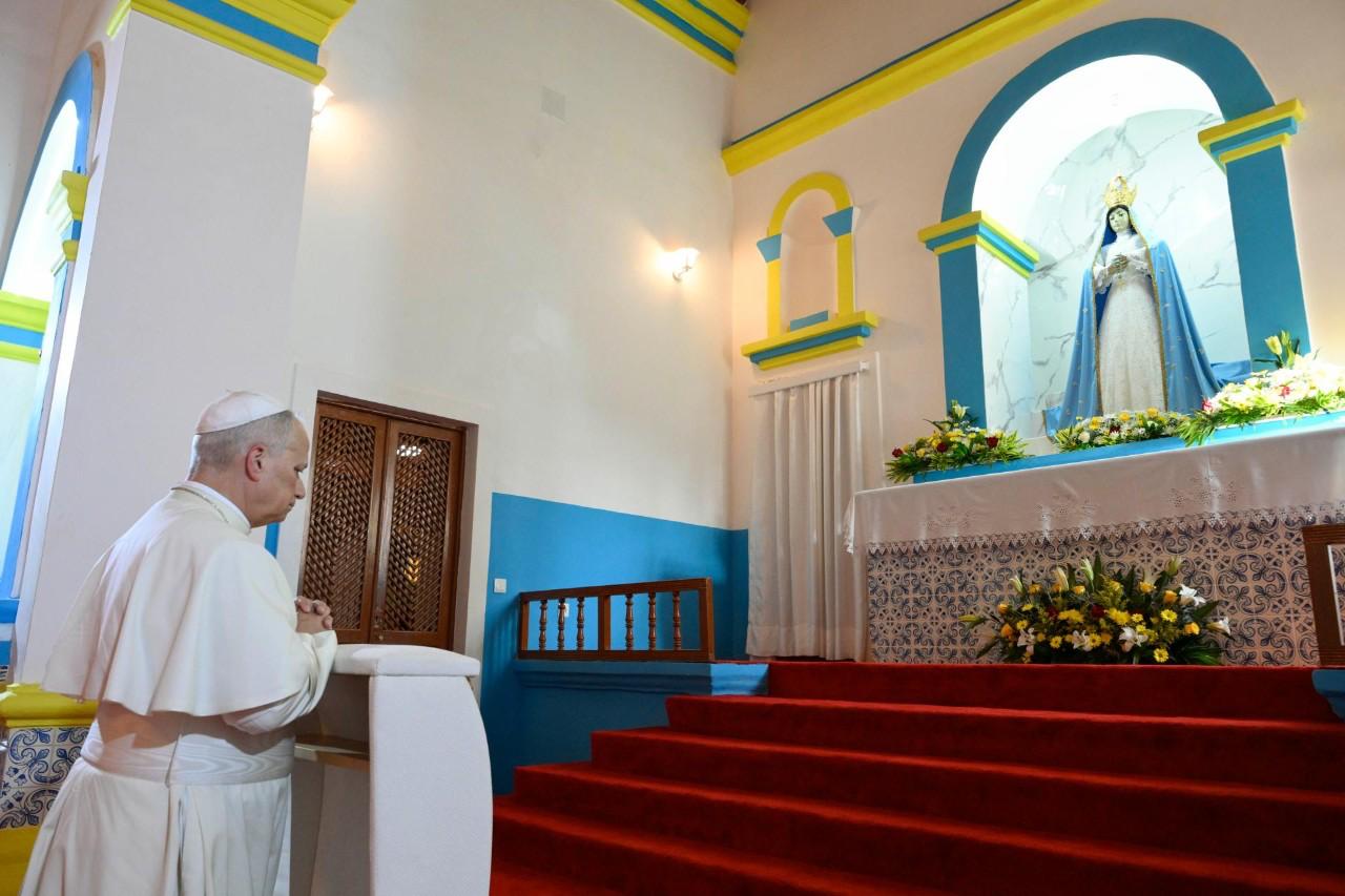Comme Marie, nous sommes nous aussi faits pour le Ciel, et c’est vers le Ciel que nous marchons avec joie,
