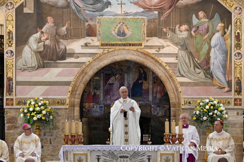 Assise : Basilique  Sainte-Marie-des-Anges à la Portiuncule 