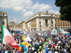 11000 personnes à la Marche pour la Vie à Rome